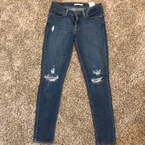Levi’s distressed jeans